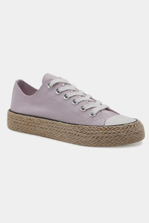 Woven Lace Espadrille Sneakers