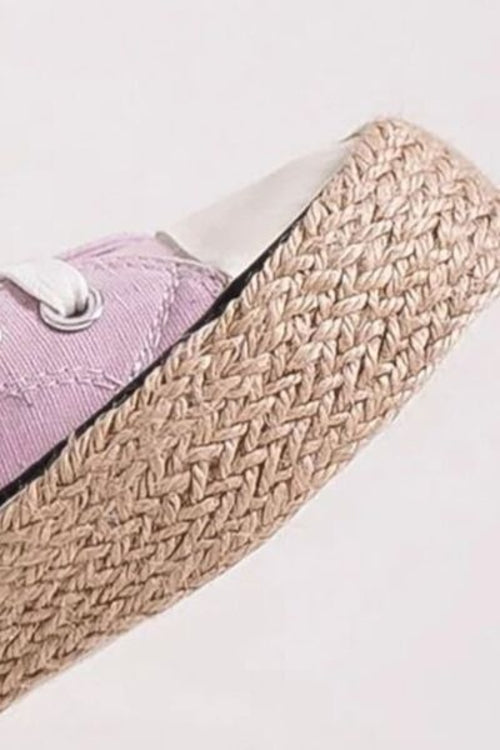 Woven Lace Espadrille Sneakers